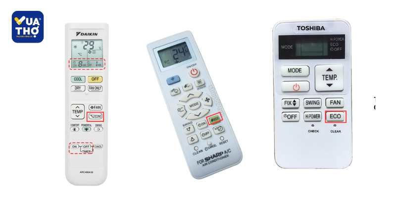 Các loại remote máy lạnh