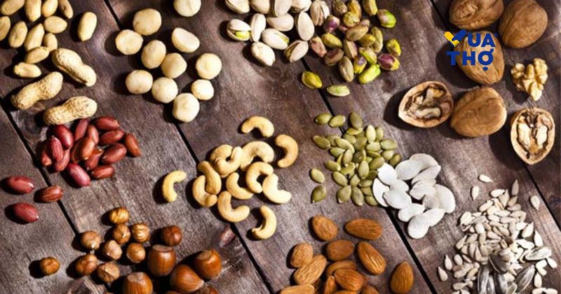 tổng hợp các loại hạt ít calo