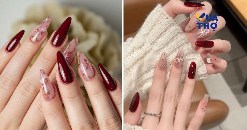 mẫu nail tết 4