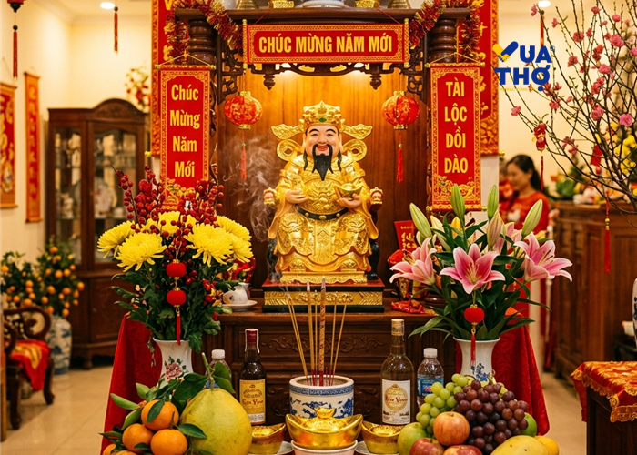 bàn thờ ông thần tài