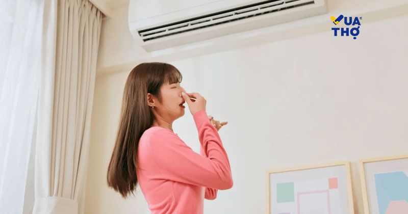 mùi hôi từ máy lạnh không vệ sinh