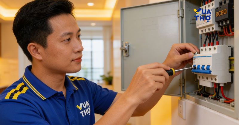 thợ kiểm tra cb chống giật