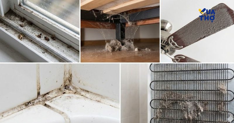 khu vực khó vệ sinh