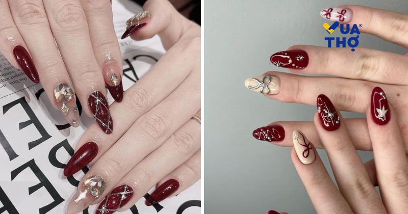 mẫu nail tết 5