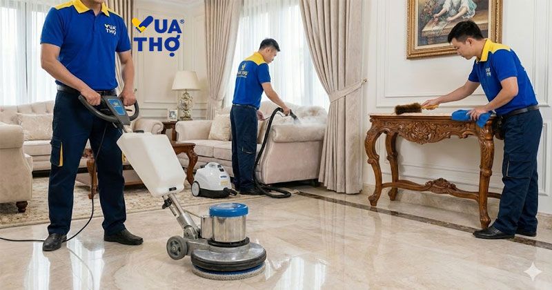 đặt lịch dọn dẹp nhà cửa