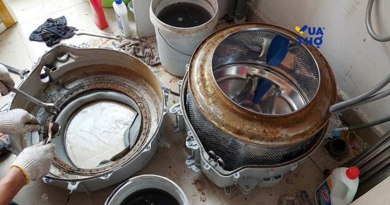 thợ vệ sinh máy giặt