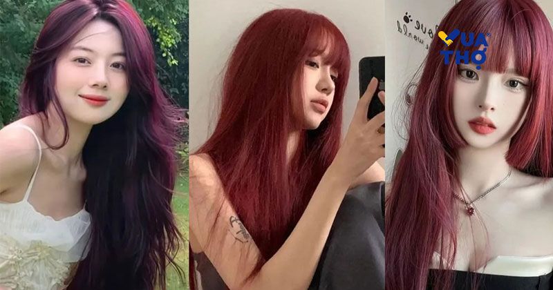 tóc tone đỏ thời thượng