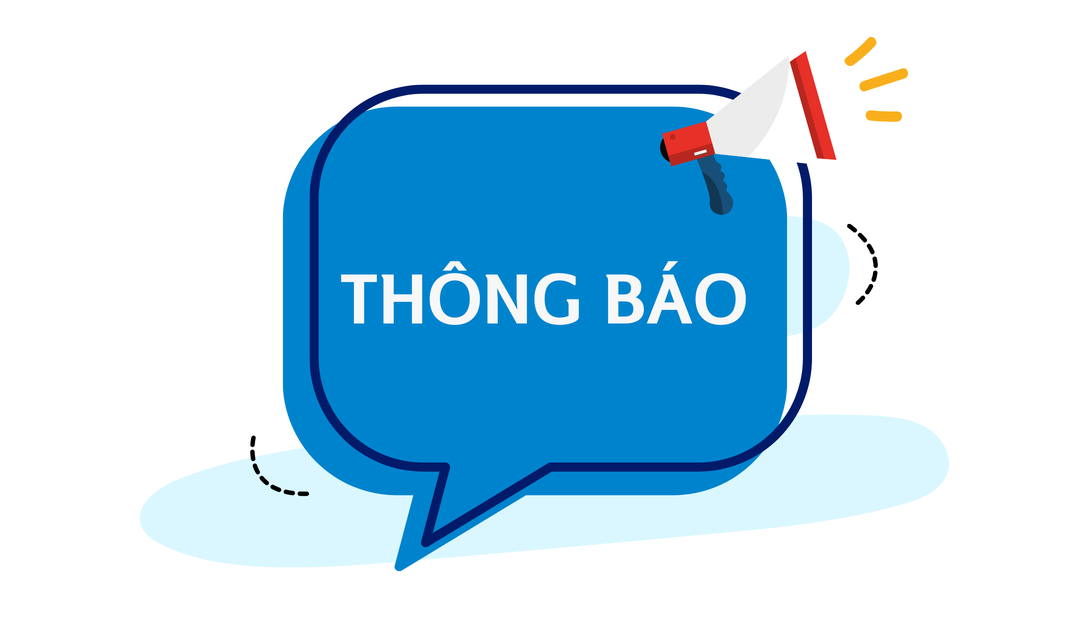 THÔNG BÁO VỀ THAY ĐỔI CÁC SỐ DƯ TÀI KHOẢN CHO THỢ