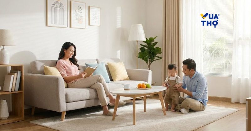 dọn dẹp nhà cửa vua thợ