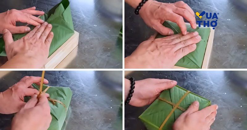 kỹ thuật gói bánh chưng