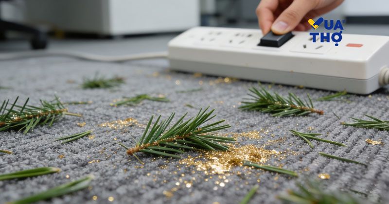 trang trí noel văn phòng