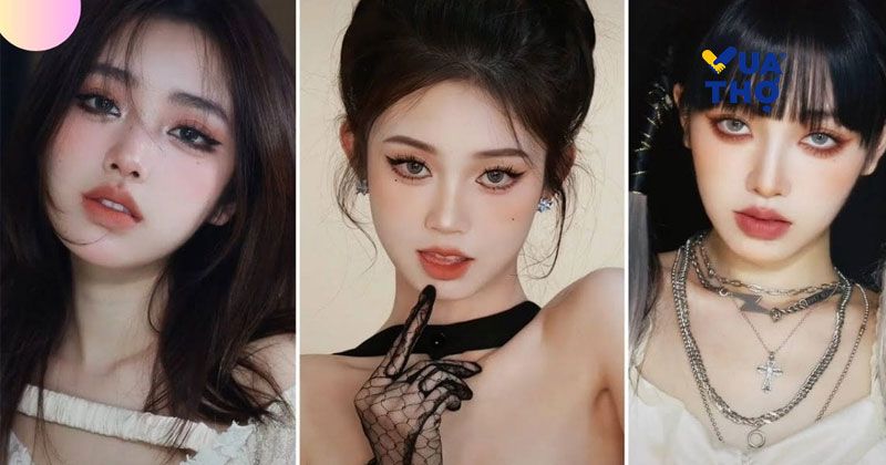 layout makeup cá tính