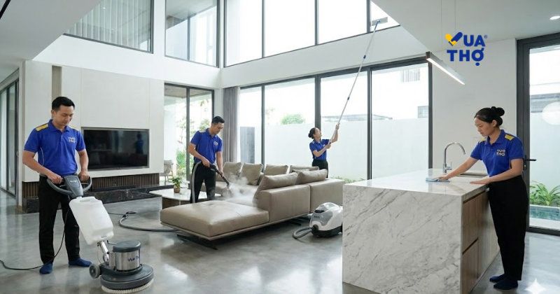 dịch vụ dọn dẹp nhà cửa theo giờ