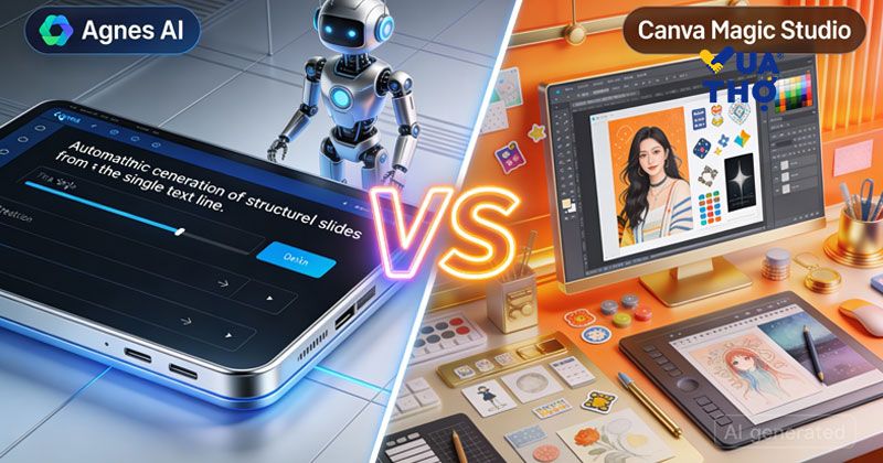 so sánh giữa agnes và canva