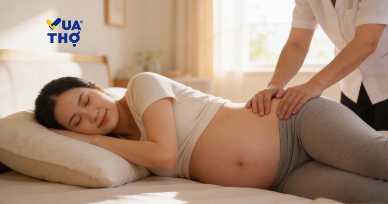 massage mẹ bầu