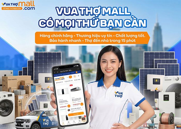 Lý do nên mua hàng tại Vua Thợ Mall