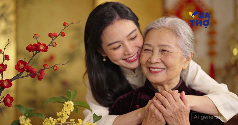 chúc tết cha mẹ