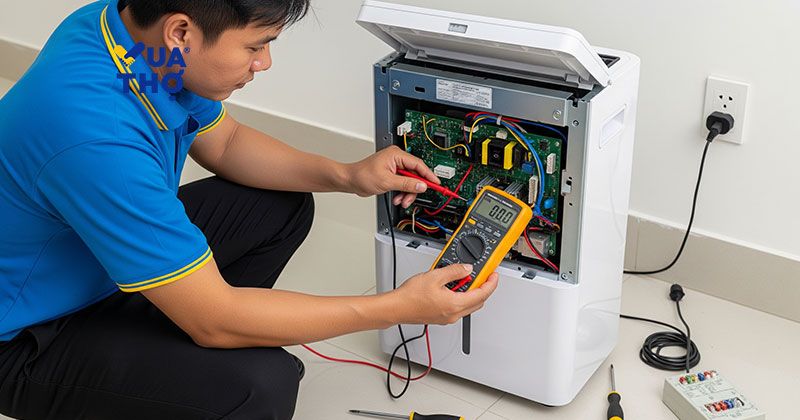 thợ sửa máy hút ẩm