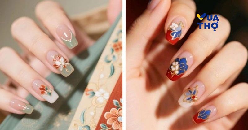 mẫu nail tết 6