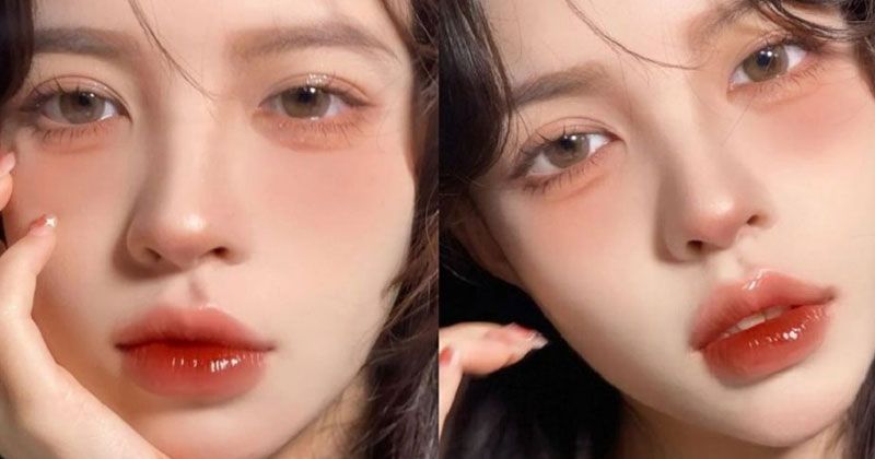 tone makeup đỏ ấm