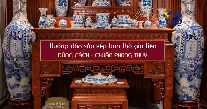 hướng dẫn sắp xếp bàn thờ
