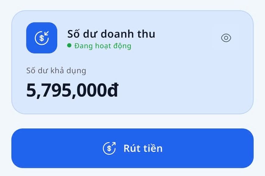 số dư doanh thu