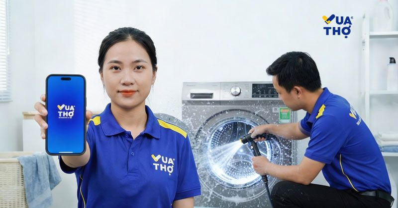 vệ sinh máy giặt vua thợ