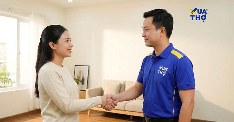 khách hàng hài lòng với dịch vụ