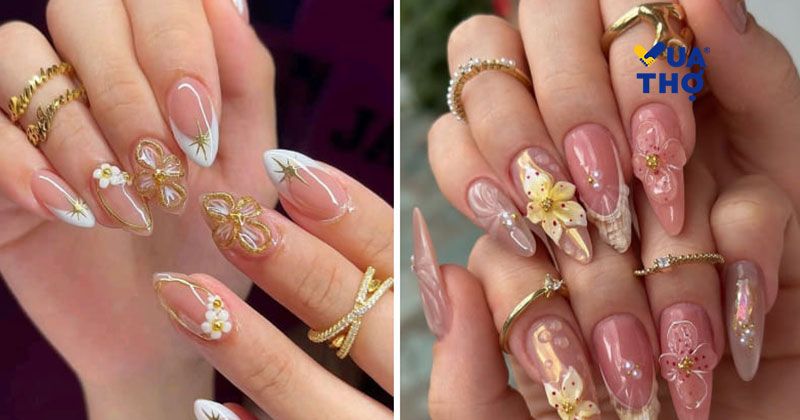 mẫu nail tết 16