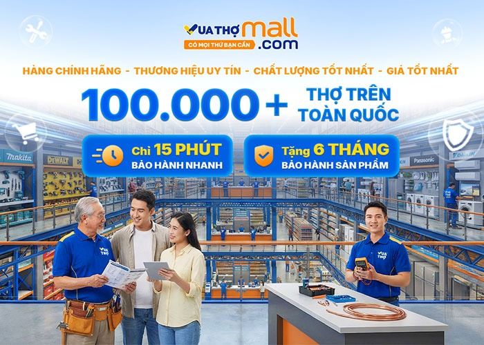 Vua Thợ Mall đã có hơn 100k thợ toàn quốc