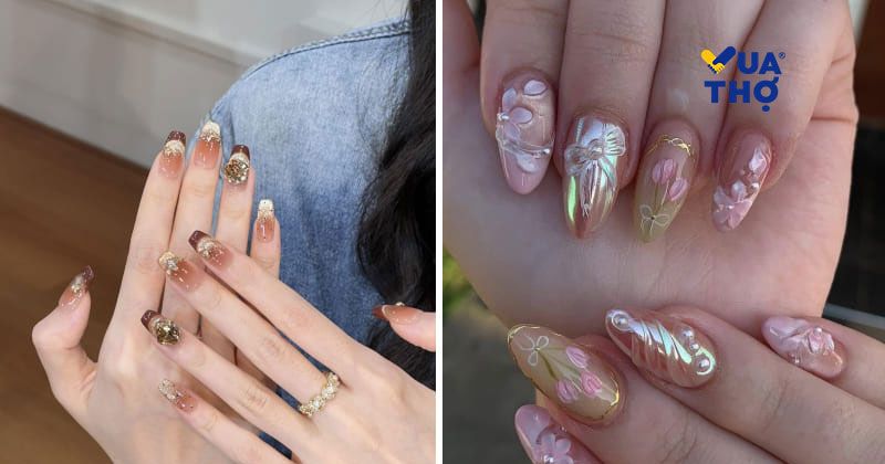 mẫu nail tết 10