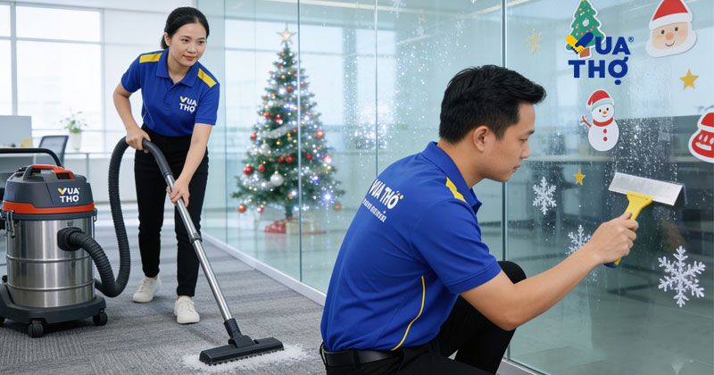 trang trí noel văn phòng 2