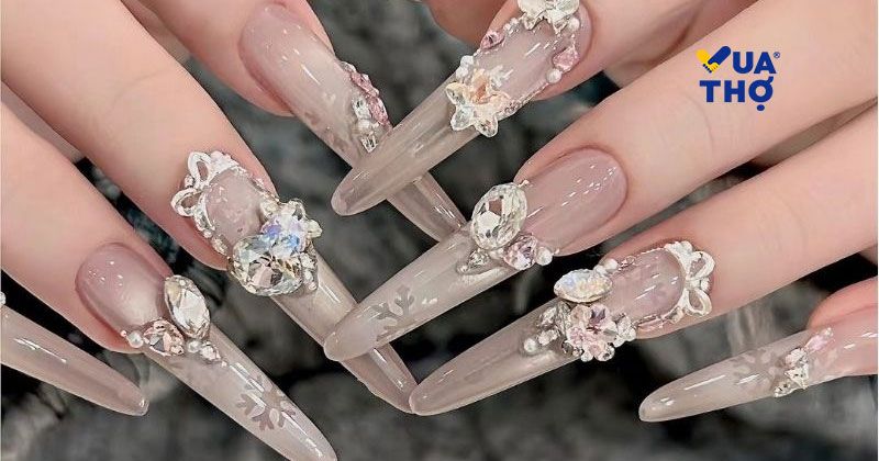 mẫu nail tết 9