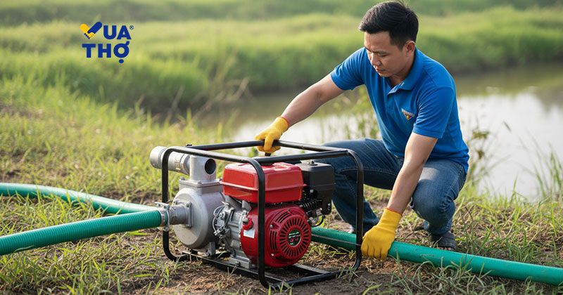 tự kiểm tra máy bơm nước