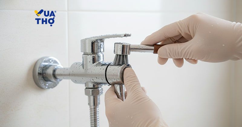 sửa vòi xịt tại nhà
