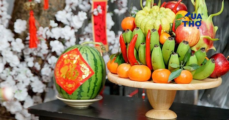 tặng trái cây mâm ngũ quả