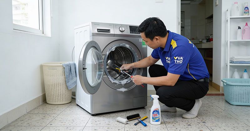 kiểm tra máy giặt