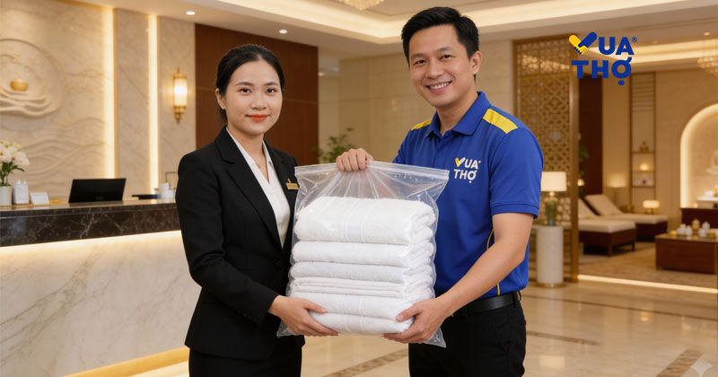 dịch vụ giặt khăn spa