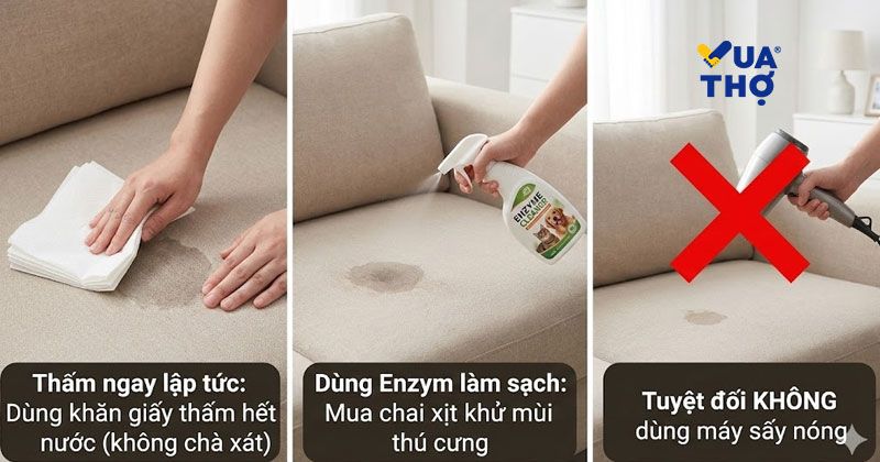 dịch vụ khử mùi ghế sofa
