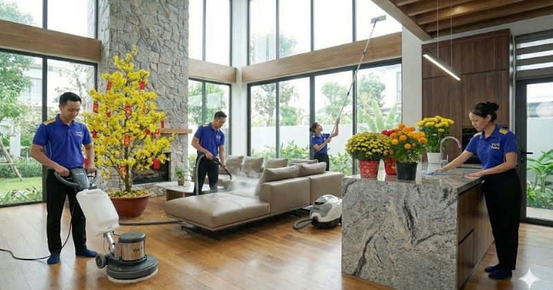 dịch vụ vệ sinh nhà cửa